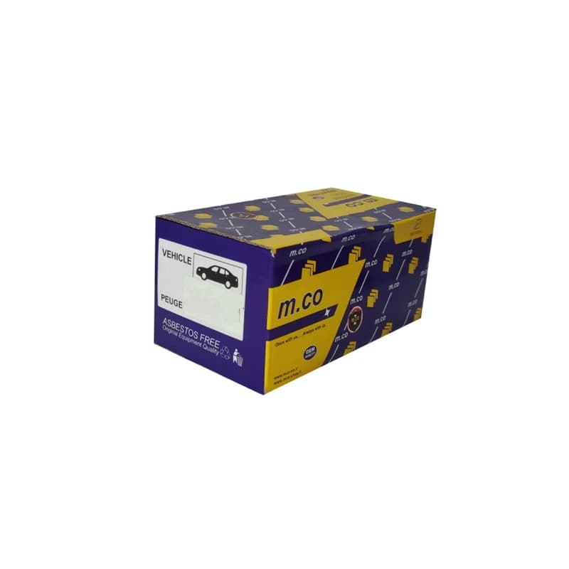 لنت ترمز جلو پژو 206 تيپ 5 و 6 (قدیم) EMCO